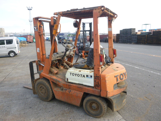 USED GASOLINE/LPG FORKLIFT TOYOTA 4FG15 43937 (F.UCHIYAMA