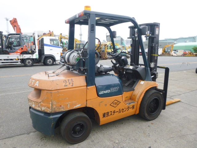 USED GASOLINE/LPG FORKLIFT TOYOTA 02-7FGJ35 15088 (F.UCHIYAMA & CO
