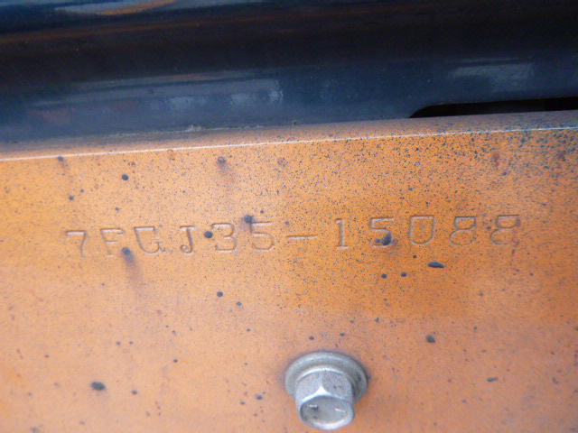 USED GASOLINE/LPG FORKLIFT TOYOTA 02-7FGJ35 15088 (F.UCHIYAMA & CO