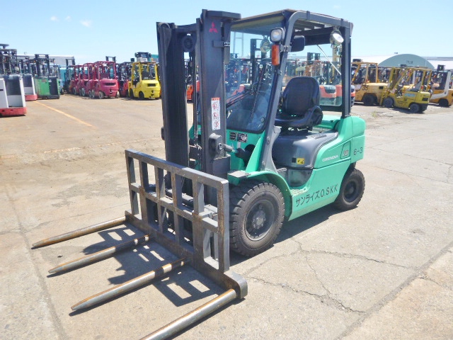 USED DIESEL FORKLIFT MITSUBISHI FD25T F18C-58194 (F.UCHIYAMA & CO.,LTD.)