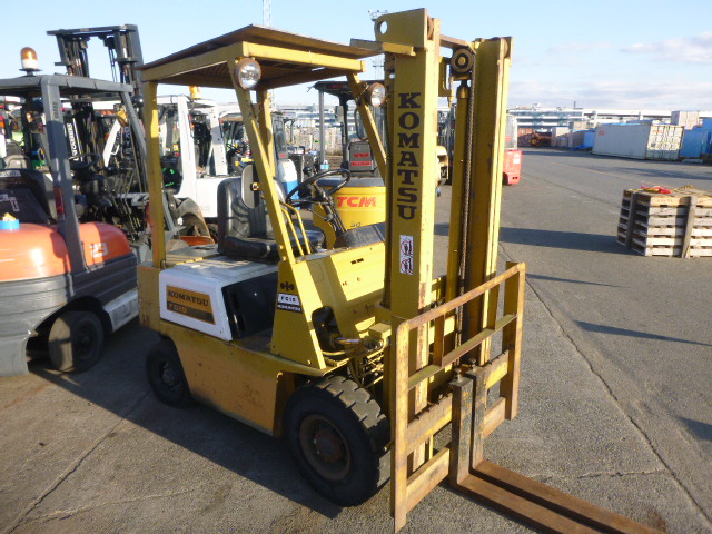 USED GASOLINE/LPG FORKLIFT KOMATSU FG15-12 115657 (F.UCHIYAMA & CO 