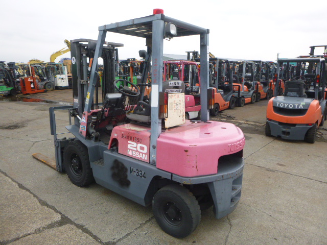 USED GASOLINE/LPG FORKLIFT NISSAN PJ02M20 121474 (F.UCHIYAMA