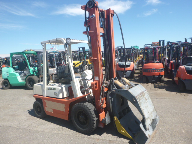 USED GASOLINE/LPG FORKLIFT NISSAN PF02M25 025868 (F.UCHIYAMA