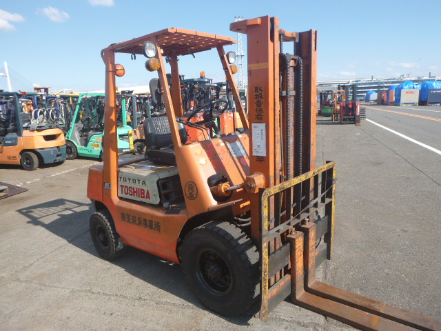 USED GASOLINE/LPG FORKLIFT TOYOTA 40-2FG25 13807 (F.UCHIYAMA USED GASOLINE/LPG FORKLIFT TOYOTA 40-2FG25 13807 (F.UCHIYAMA