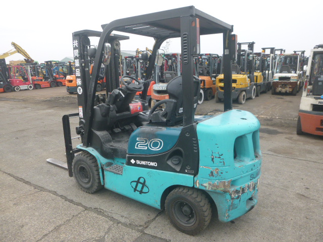USED GASOLINE/LPG FORKLIFT SUMITOMO 03FG20PAXEGD G1K-01119