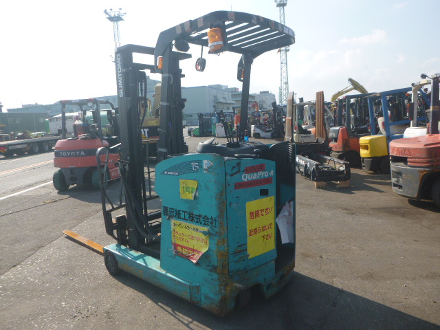 USED REACH TRUCK FORKLIFT SUMITOMO 61FBR15SXII R1H-04822 (F