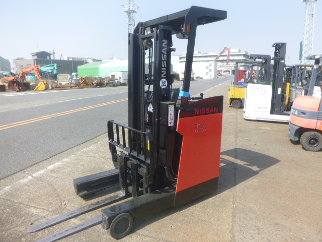 USED REACH TRUCK FORKLIFT NISSAN K1R1F13 R1H-02187 (F.UCHIYAMA & CO.,LTD.)